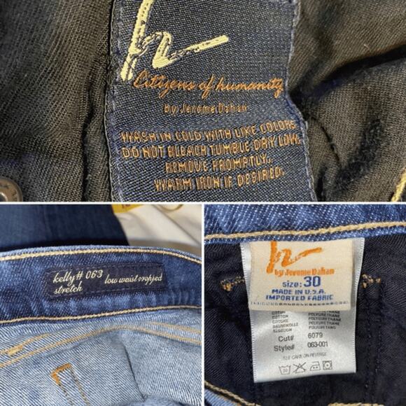 Citizens of Humanity women’s Capri Jeans 30 - Picture 6 of 7